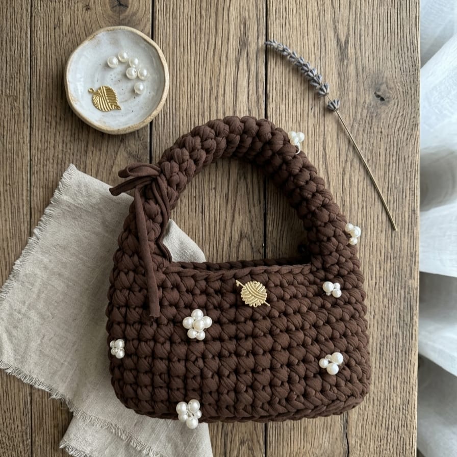 Pearl Crochet Pearl Bag Pattern (PDF+ Vid tutorials)
